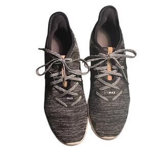 Nike Air Max Black and White Athletic Shoes. 12